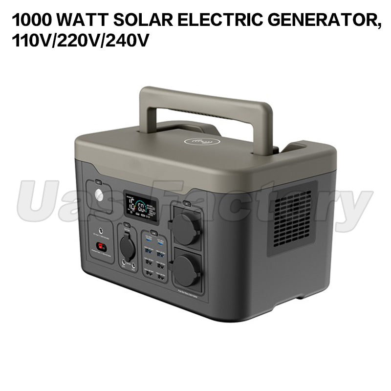 1000 Watt Solar Electric Generator, 110V/220V/240V