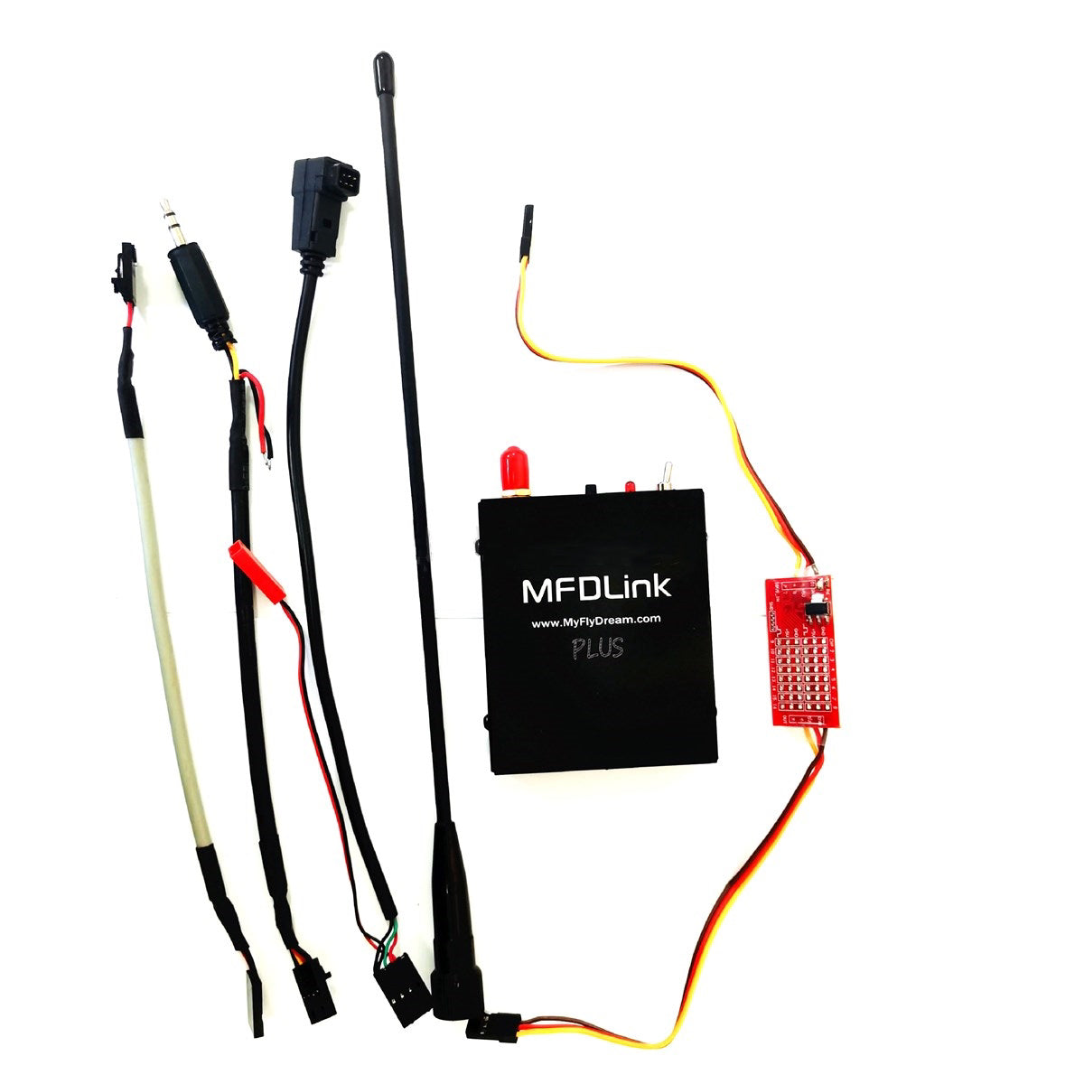 50KM Long Range MFDLink Rlink 433Mhz 16CH 1W FPV UHF System Transmitter w/8 Channel Receiver TX+RX Set