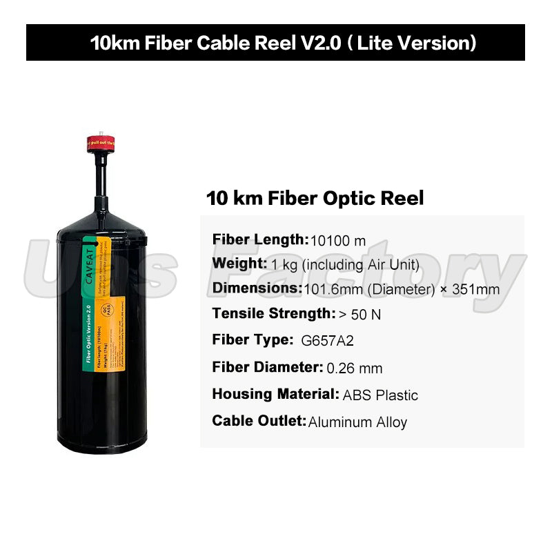 FPV Fiber Optic Communication & Video Transmission Module for RC Drones V2.0/3.0