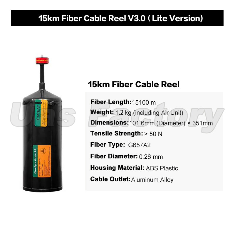 FPV Fiber Optic Communication & Video Transmission Module for RC Drones V2.0/3.0