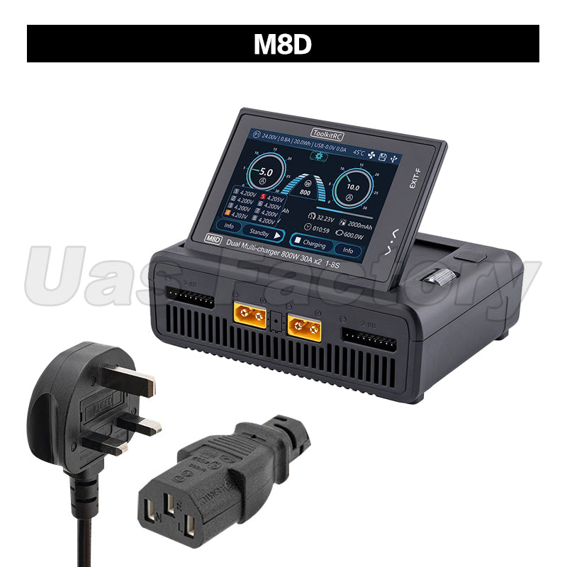 ToolkitRC M8D Touch Screen Charger