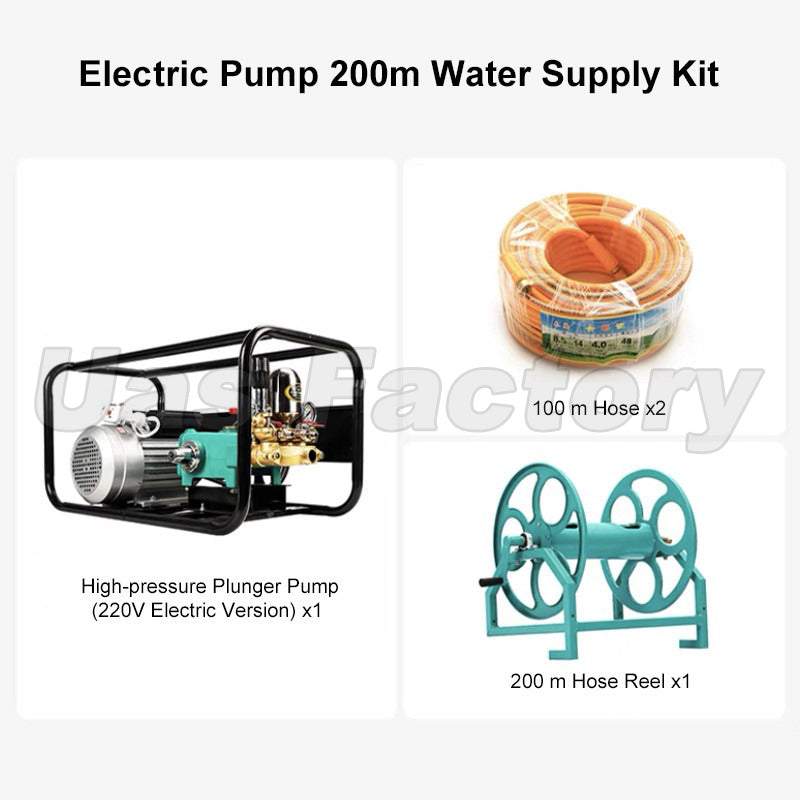 Water Supply Kits and Accessories for SolarGlide X7-120 Solar Panel Cleaning Robot