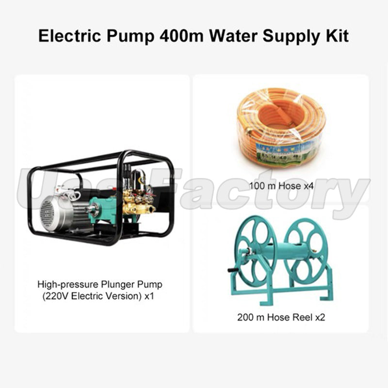 Water Supply Kits and Accessories for SolarGlide X7-120 Solar Panel Cleaning Robot