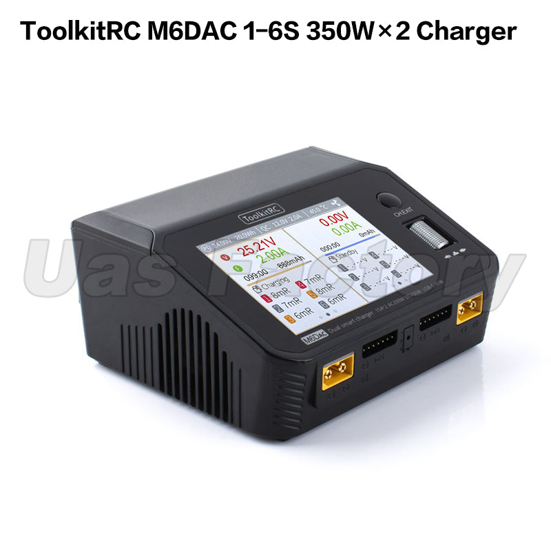 ToolkitRC M6DAC 1-6S 350W×2 Charger