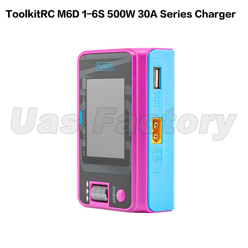 ToolkitRC M6D 1-6S 500W 30A Series Charger