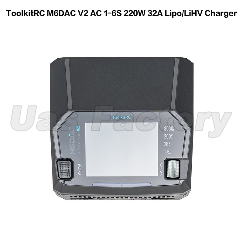 ToolkitRC M6DAC V2 AC 1-6S 220W 32A Lipo/LiHV Charger