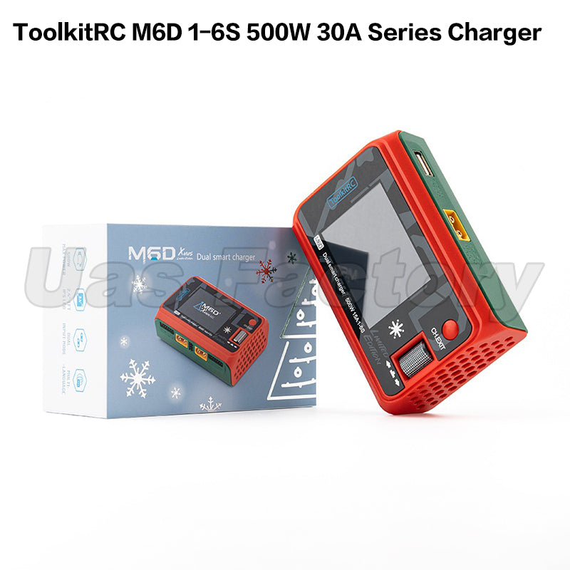 ToolkitRC M6D 1-6S 500W 30A Series Charger