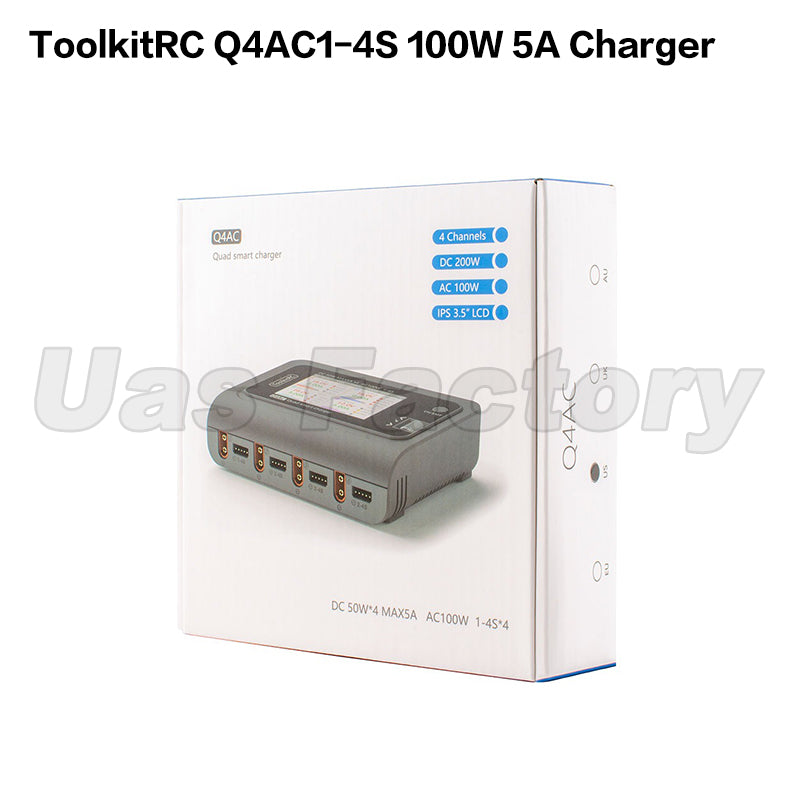 ToolkitRC Q4AC1-4S 100W 5A Charger