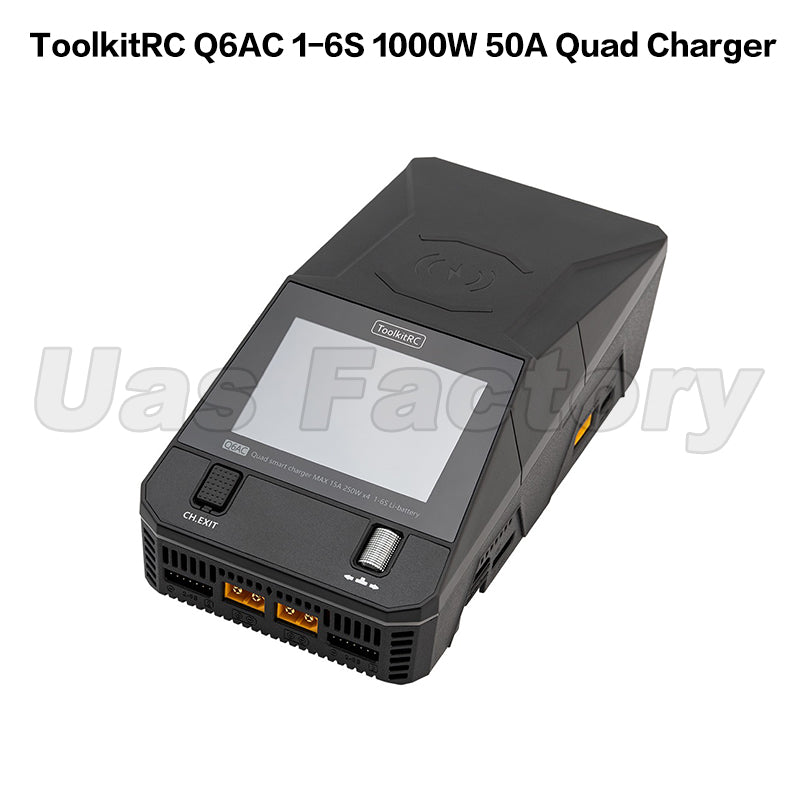 ToolkitRC Q6AC 1-6S 1000W 50A Quad Charger