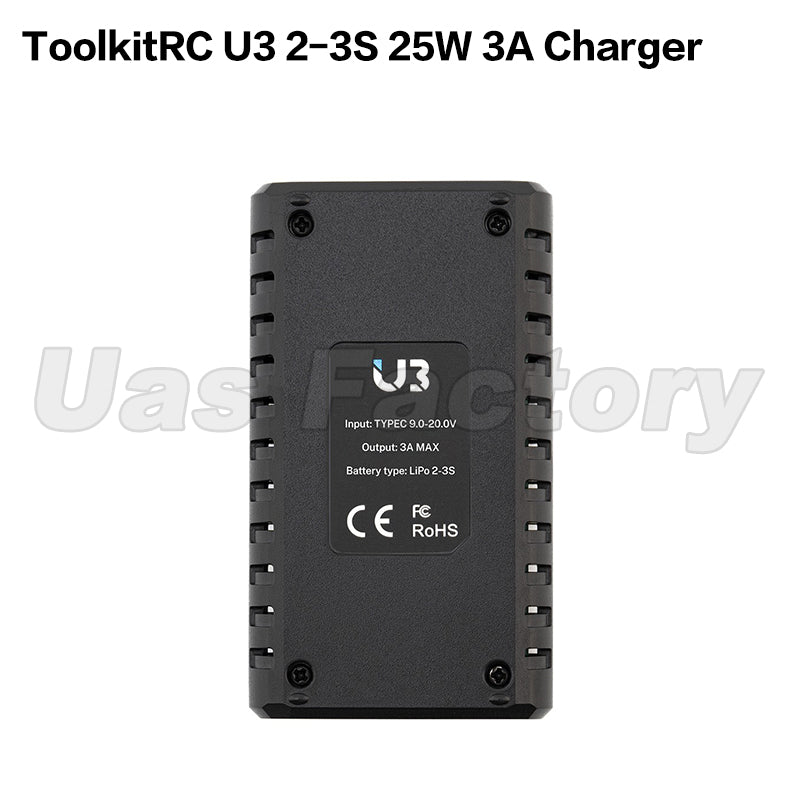 ToolkitRC U3 2-3S 25W 3A Charger