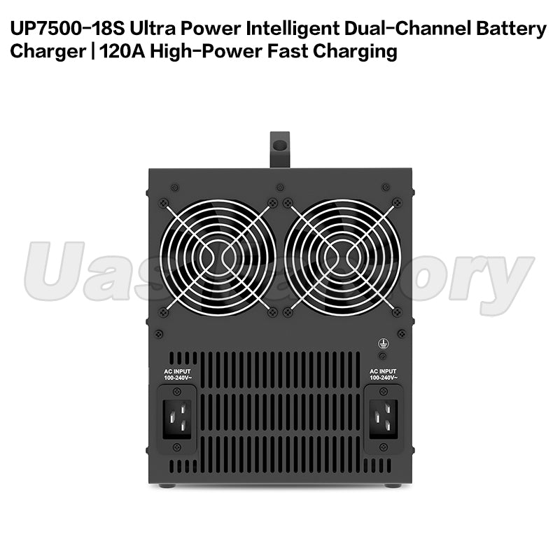 UP7500-18S Ultra Power Intelligent Dual-Channel Battery Charger | 120A High-Power Fast Charging
