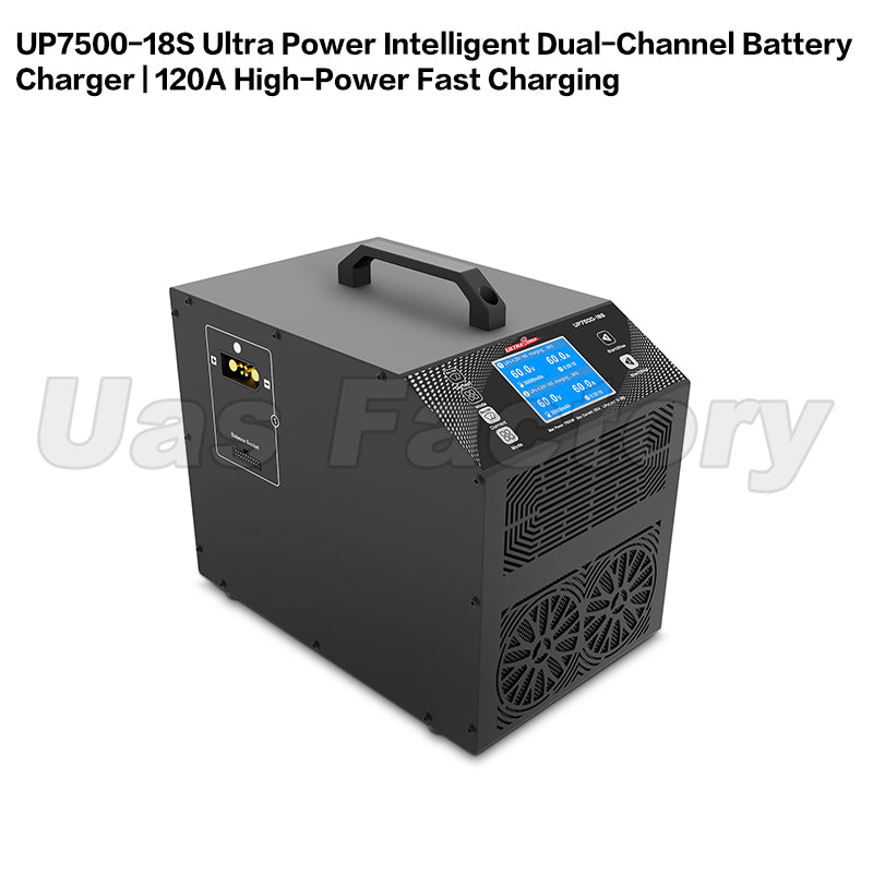 UP7500-18S Ultra Power Intelligent Dual-Channel Battery Charger | 120A High-Power Fast Charging