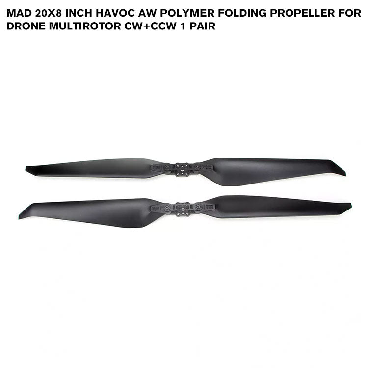 20x8 Inch HAVOC AW Polymer Folding Propeller For Drone Multirotor CW+CCW 1 Pair