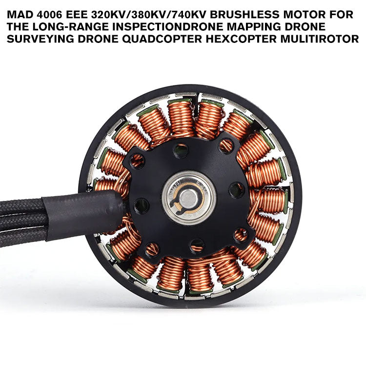 MAD 4006 EEE Brushless Motor For The Long-Range Inspection Drone Mapping Drone Surveying Drone Quadcopter Hexcopter Mulitirotor