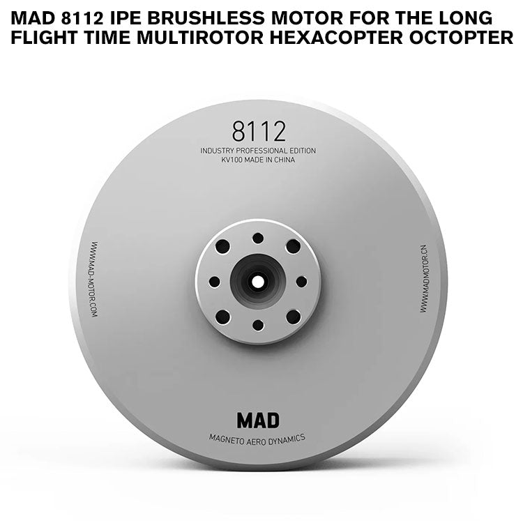 MAD 8112 IPE Brushless Motor For The Long Flight Time Multirotor Hexacopter Octopter