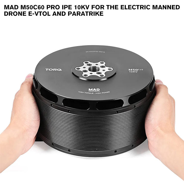 MAD M50C60 PRO IPE For The Electric Manned Drone E-VTOL And Paratrike