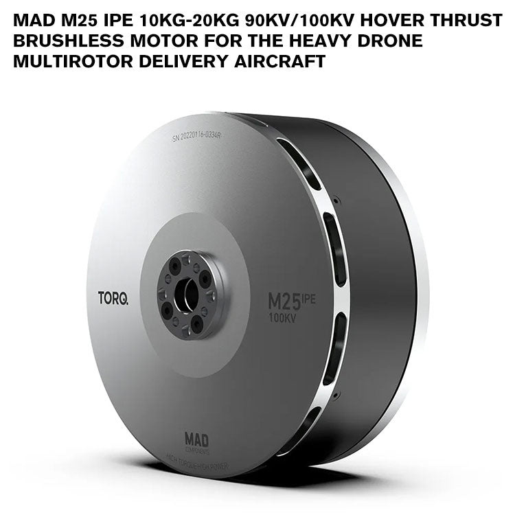 MAD M25 IPE 10kg-20kg Hover Thrust Brushless Motor For The Heavy Drone Multirotor Delivery Aircraft