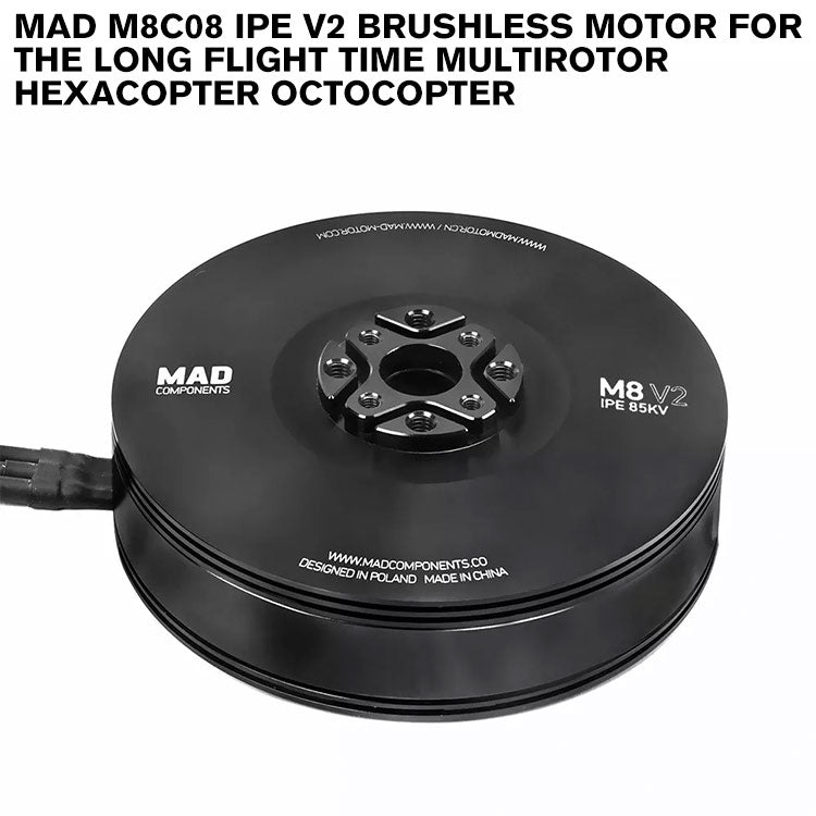 MAD M8C08 IPE V2 Brushless Motor For The Long Flight Time Multirotor Hexacopter Octocopter