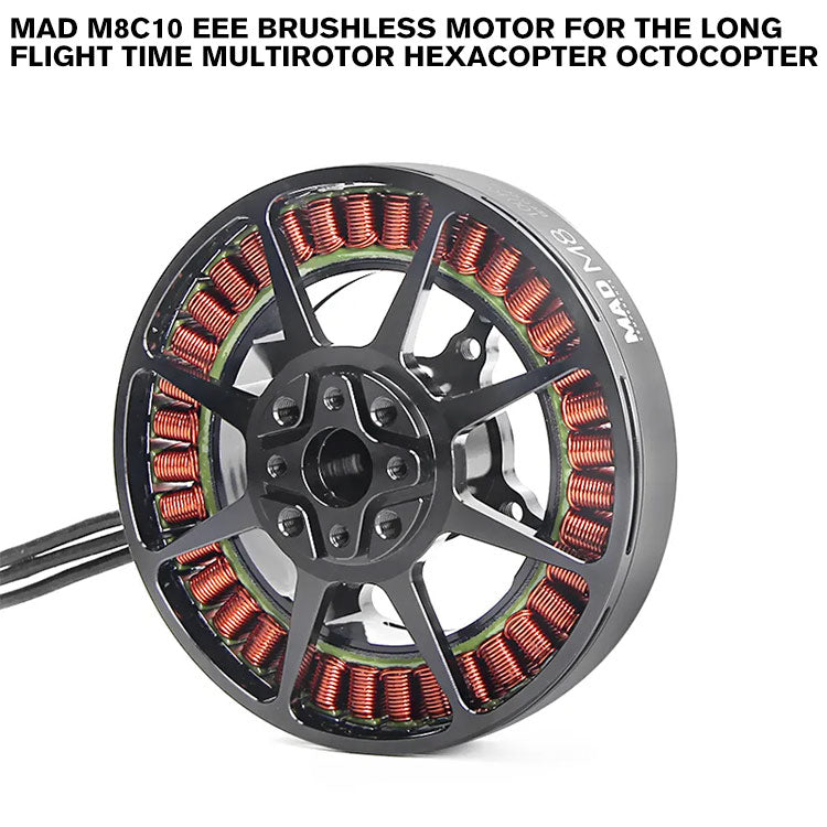 MAD M8C10 EEE Brushless Motor For The Long Flight Time Multirotor Hexacopter Octocopter