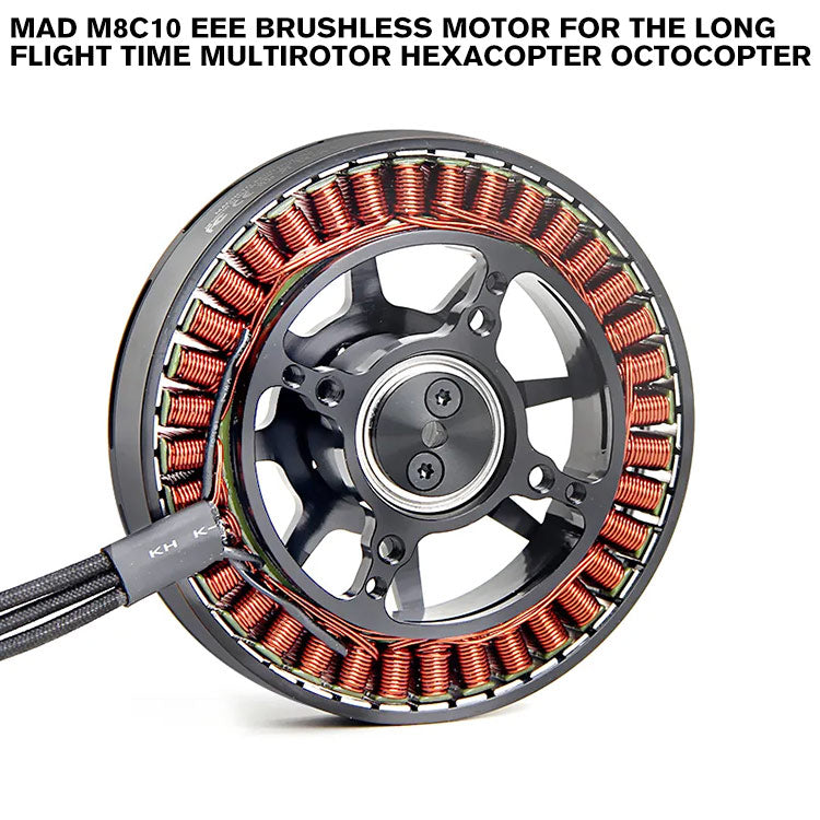 MAD M8C10 EEE Brushless Motor For The Long Flight Time Multirotor Hexacopter Octocopter