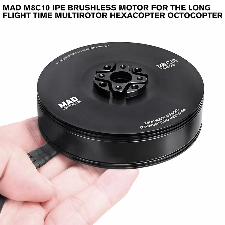 MAD M8C10 IPE Brushless Motor For The Long Flight Time Multirotor Hexacopter Octocopter