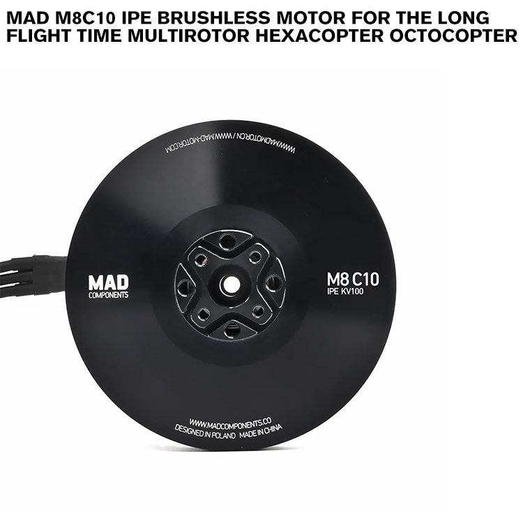 MAD M8C10 IPE Brushless Motor For The Long Flight Time Multirotor Hexacopter Octocopter