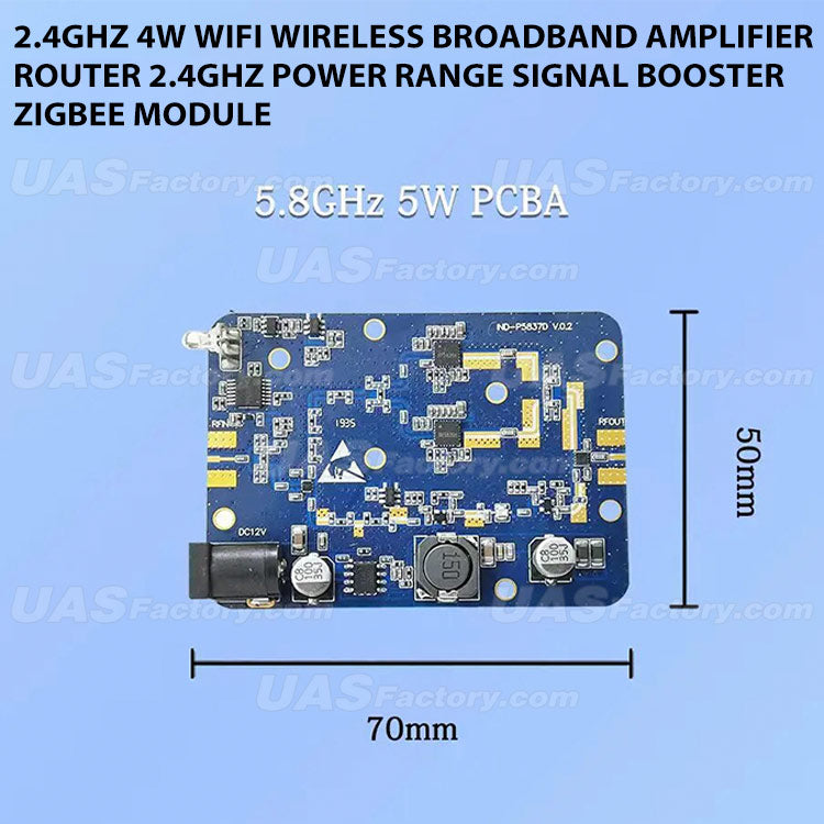 2.4GHz 4W Wifi Wireless Broadband Amplifier Router 2.4Ghz Power Range Signal Booster ZigBee Module