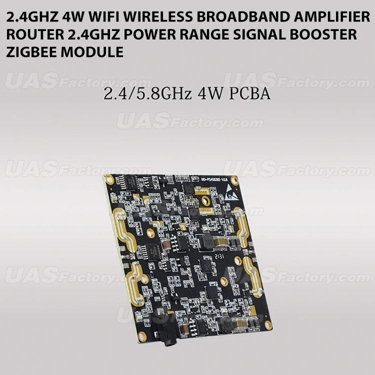 2.4GHz 4W Wifi Wireless Broadband Amplifier Router 2.4Ghz Power Range Signal Booster ZigBee Module