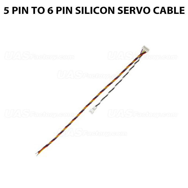 5 Pin to 6 Pin Silicon Servo Cable