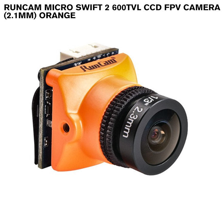 Runcam Micro Swift 2 600TVL CCD FPV Camera (2.1mm) Orange