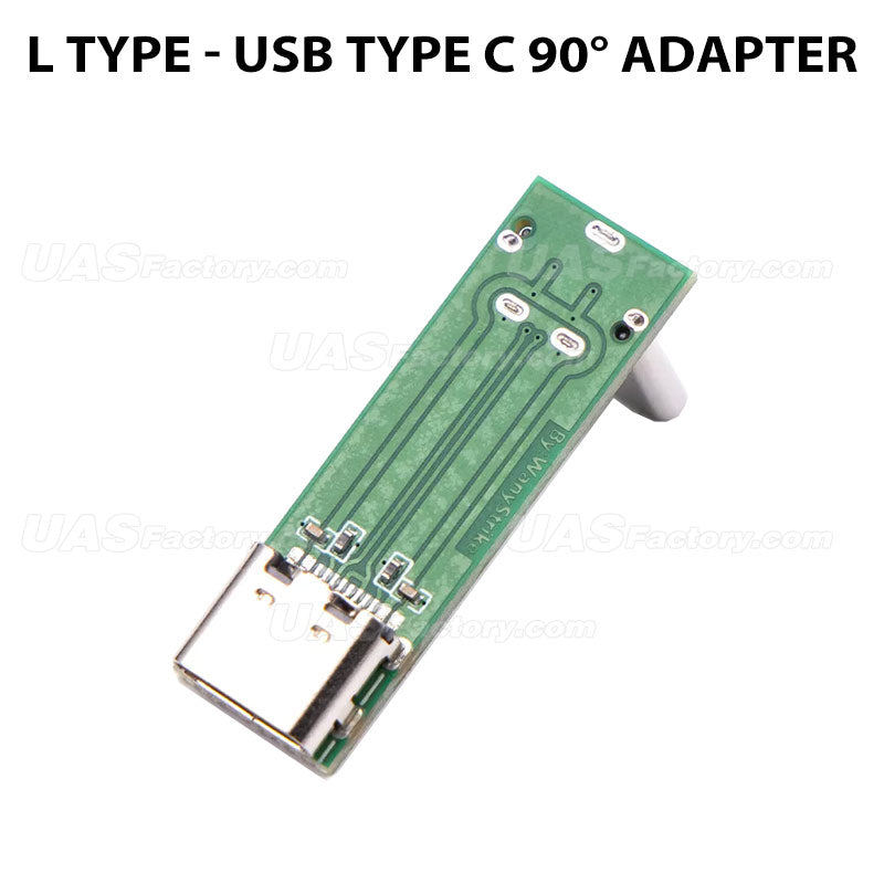 L Type - USB Type C 90° Adapter