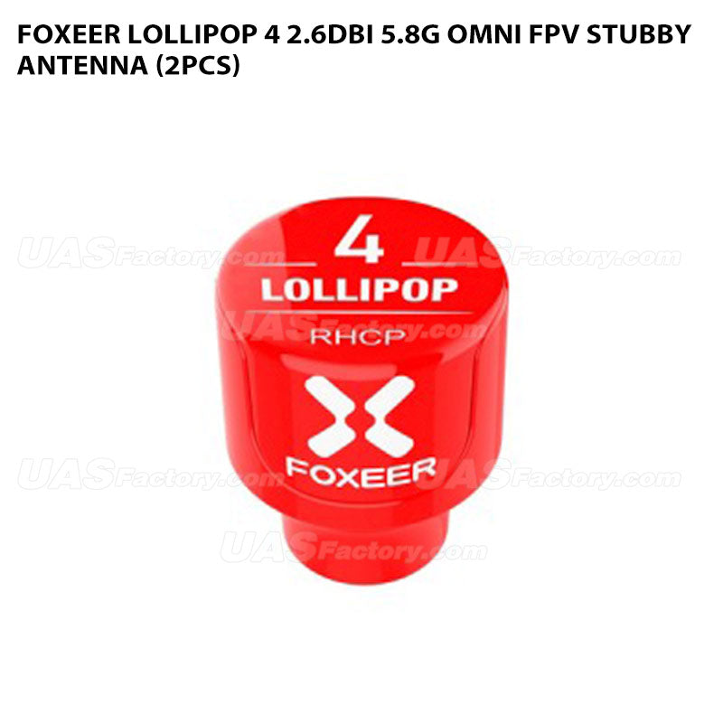 Foxeer Lollipop 4 2.6dBi 5.8G Omni FPV Stubby Antenna (2pcs)