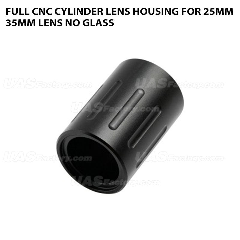 Full CNC Cylinder Lens Housing for 25mm 35mm Lens No Glass