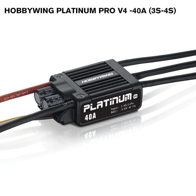 Hobbywing Platinum PRO V4 -40A (3S-4S)