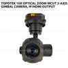 Topotek 10x Optical zoom IRCUT 3-Axis Gimbal camera, IP/HDMI output