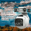 Apollo-R 10X optical zoom 200 m Laser night 360° unlimited rotation 2.07Mega Pixels AI multi-object detection and tracking Gimbal Camera