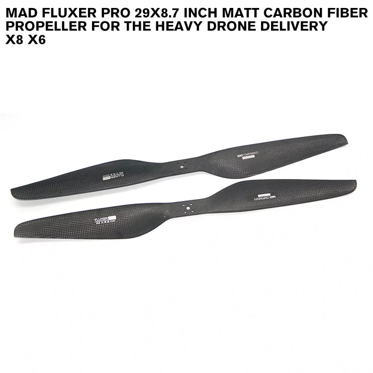 FLUXER Pro 29x8.7 Inch Matt Carbon Fiber Propeller For The Heavy Drone Delivery X8 X6