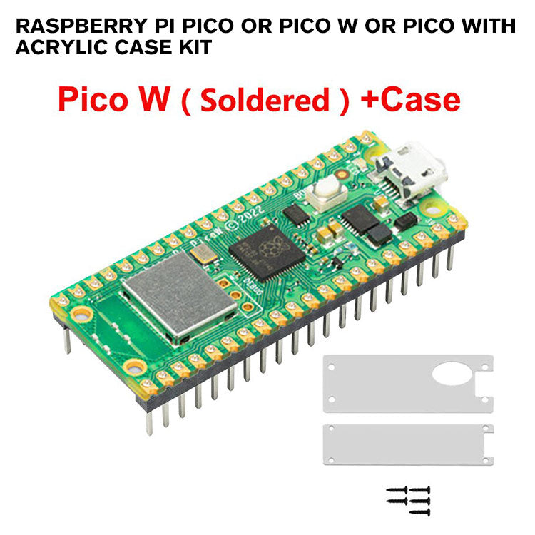 Raspberry Pi Pico or Pico W or Pico with Acrylic Case Kit