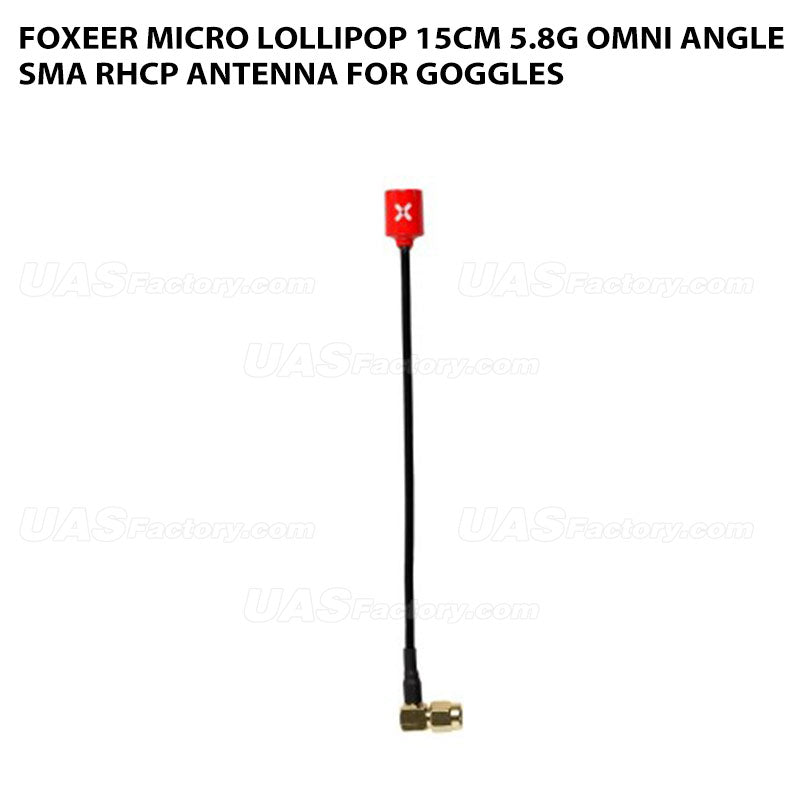 Foxeer Micro Lollipop 15cm 5.8G Omni Angle SMA RHCP Antenna for Goggles