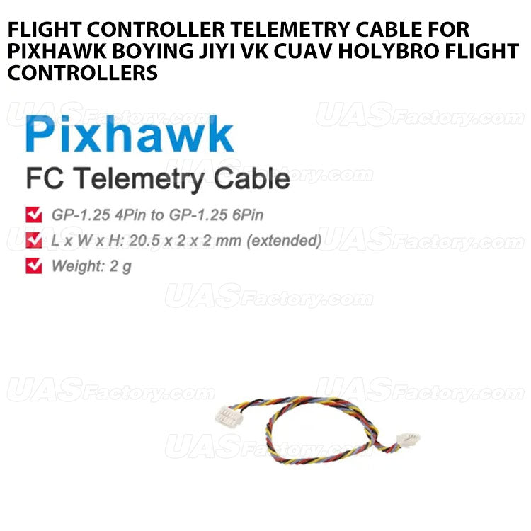 Flight Controller Telemetry Cable for Pixhawk BOYING JIYI VK CUAV Holybro Flight Controllers