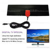 47-230MHz HDTV Digital Indoor Ultra Thin TV Antenna FM/VHF/UHF Receiver with Amplified Signal Booster Reception