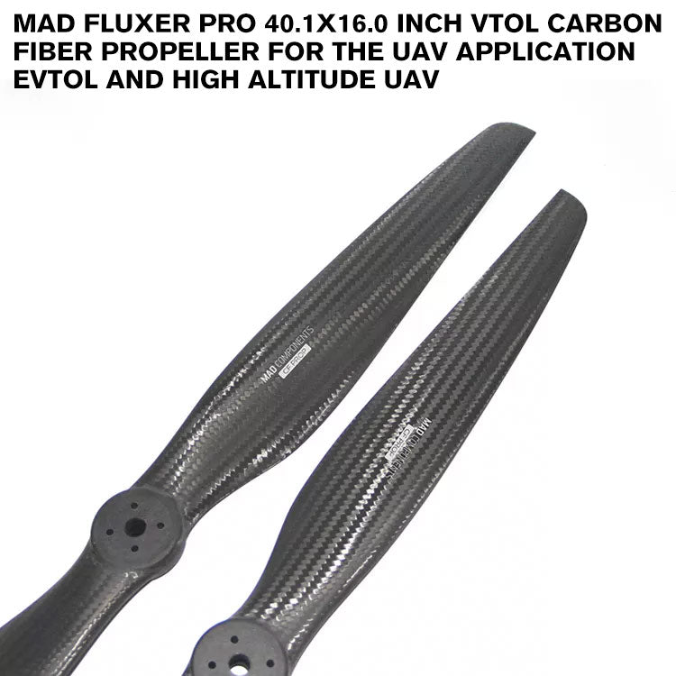 FLUXER Pro 40.1x16.0 Inch VTOL Carbon Fiber Propeller For The UAV Application EVTOL And High Altitude UAV