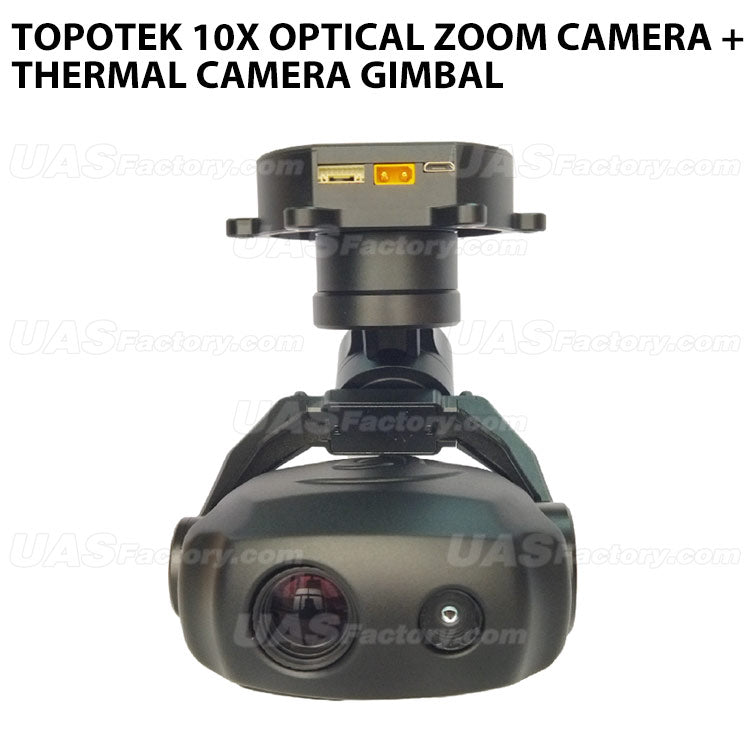 Topotek 10x Optical Zoom Camera +Thermal camera Gimbal