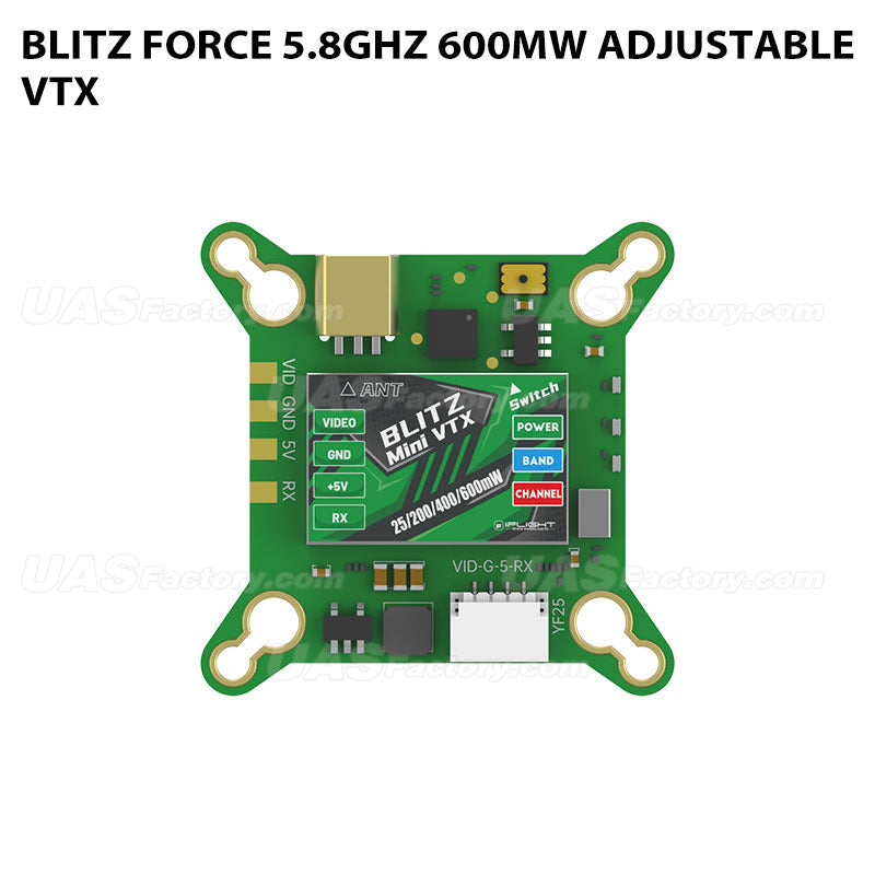 BLITZ Force 5.8GHz 600mW Adjustable VTX