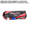 Gens Ace G-Tech 5300mAh 11.1V 60C 3S1P HardCase Lipo Battery 15# With EC5 Plug