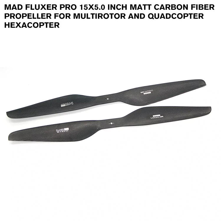 FLUXER Pro 15x5.0 Inch Matt Carbon Fiber Propeller For Multirotor And Quadcopter Hexacopter