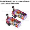 GAONENG GNB LiHV 4S 15.2V 1100mAh 120C XT60 LiPo Battery