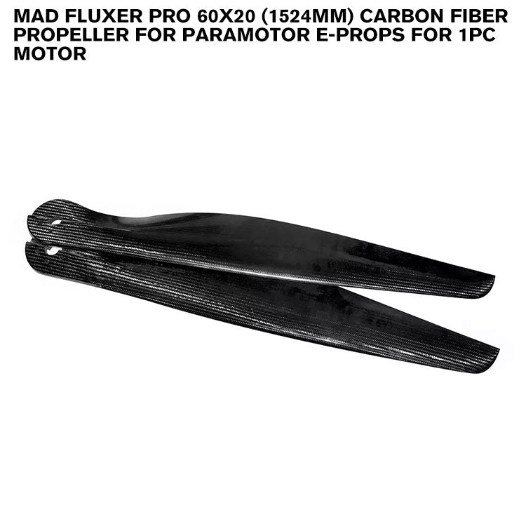 FLUXER PRO 60X20 (1524mm) Carbon Fiber Propeller For PARAMOTOR E-PROPS For 1pc Motor