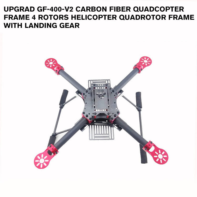 Upgrad GF-400-V2 carbon fiber quadcopter frame 4 rotors helicopter quadrotor frame With Landing gear