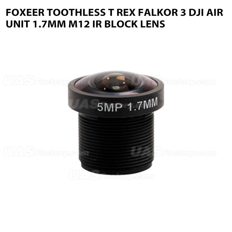 Foxeer Toothless T Rex Falkor 3 DJI Air Unit 1.7mm M12 IR Block Lens